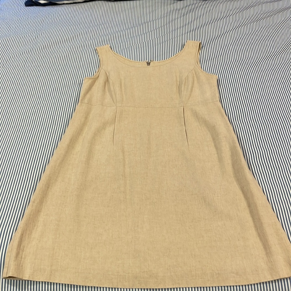 Linen tank dress